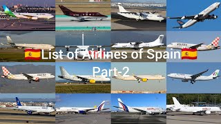 List of Airlines of Spain | Part-2 | Aviation BD