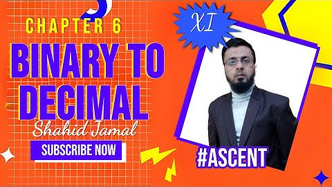 Exercise 6.1||Business Mathematics Commerce||Binary to Decimal||By Sir Umair
