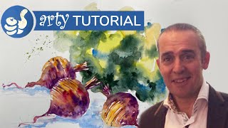 Painting Beetroot Buddies, with Andrew Geeson