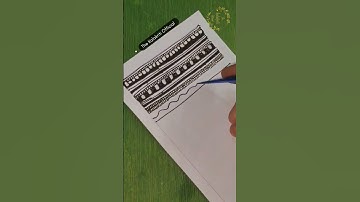 #shorts Mehndi Border Design-19🌿💐 #henna #mehndi #bridalmehndi #hennaborder #tutorial  #kalakriti