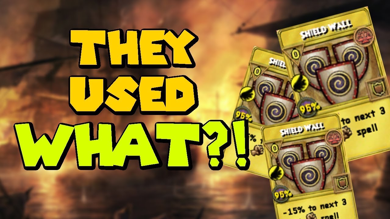 Wizard101 Champion (120) Life PvP: The Incredibly Rare SHIELD WALL Spell!