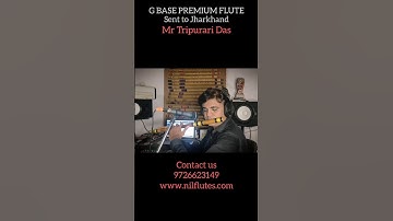 G Base Premium Flute Sent to Jharkhand | Nil Flutes | Professional Indian Bamboo Flute