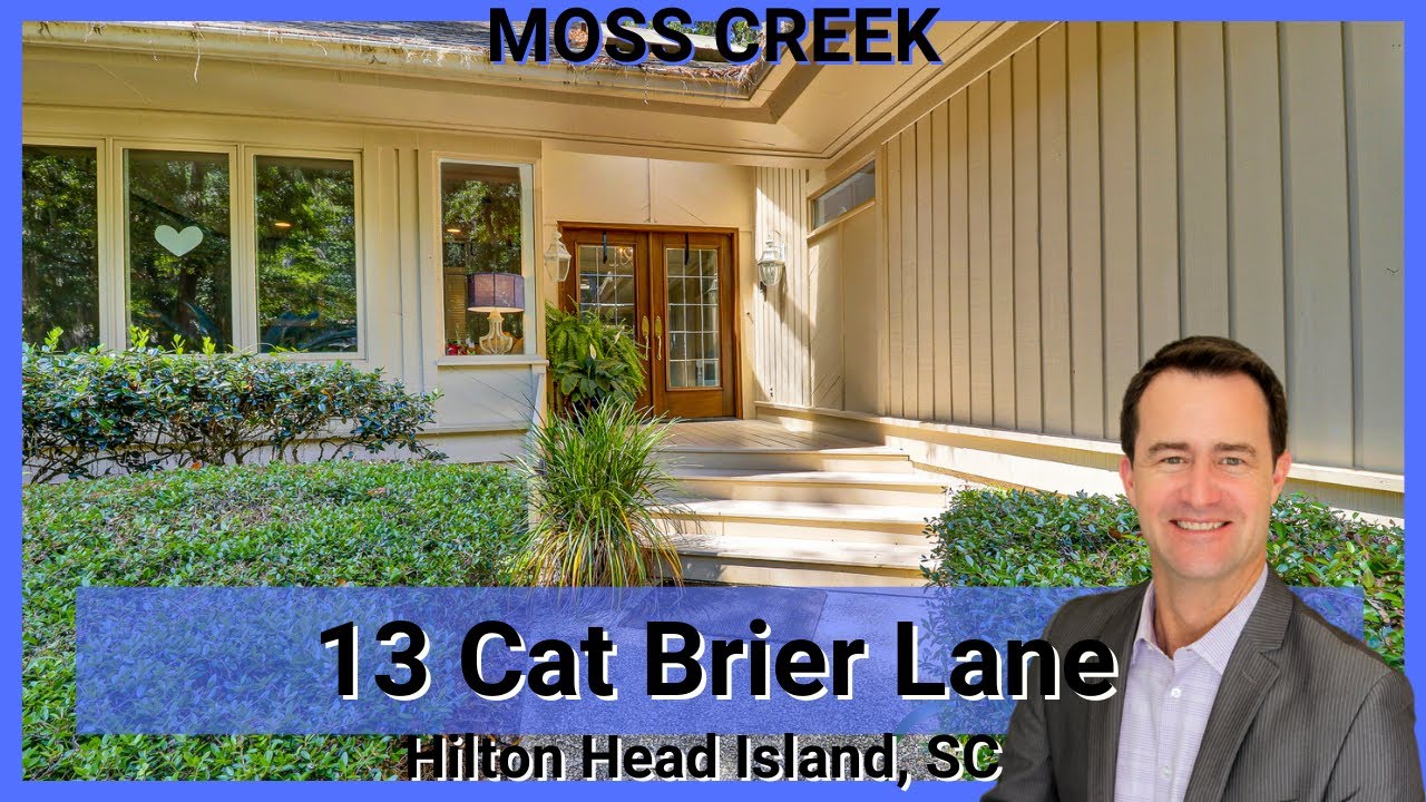 Homes for Sale on Hilton Head Island 13 Cat Brier Lane Moss Creek YouTube
