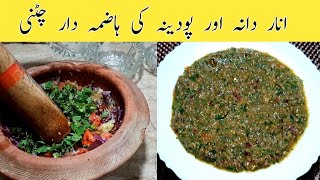 Anar Dana Aur Pudine Ki Chatni/ انار دانہ اور پودینہ کی مزیدار چٹنی screenshot 4