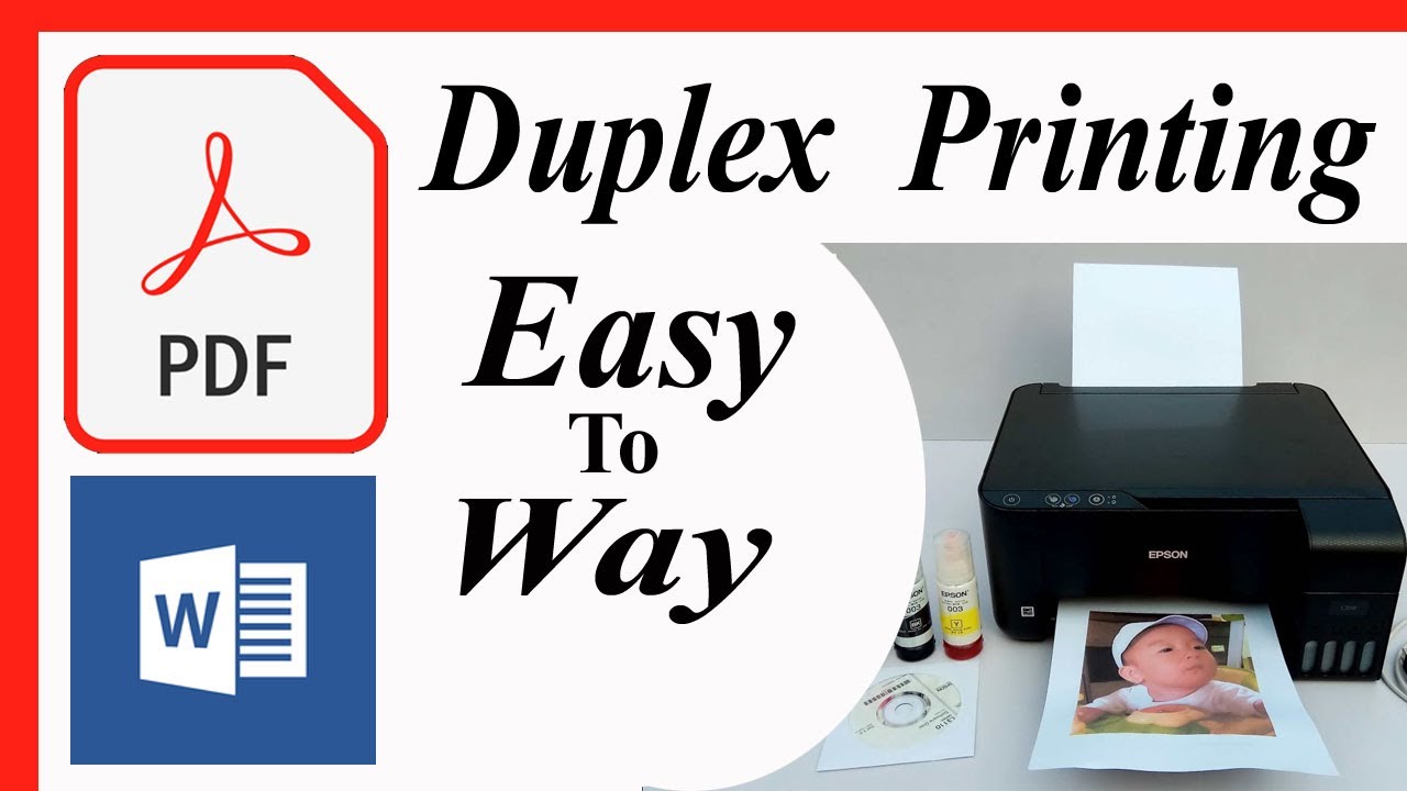 How to print Two-Sided Manually | Duplex Printing | Both side printing ...