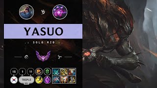 Yasuo Mid vs Vel'Koz - KR Master Patch 14.10