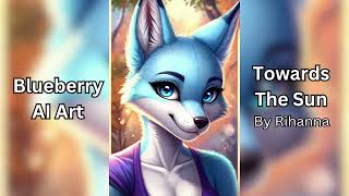 Blueberry AI Art Edit | Towards The Sun by Rihanna