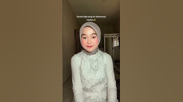 Tutorial Hijab Anggun ke Nikahan Mantan #shorts #hijabkondangan #tutorialhijab #hijabanggun