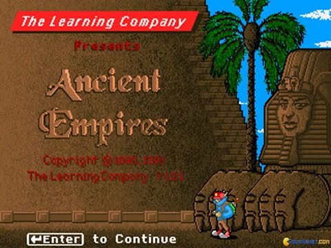 Super Solvers: Ancient Empires gameplay (PC Game, 1990)