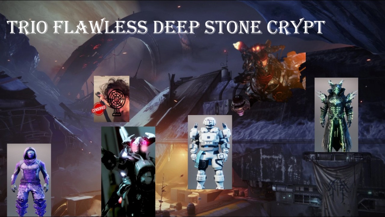 Trio Flawless Deep Stone Crypt | Destiny 2 - MoT - YouTube