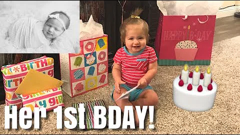 OUR BABY GIRL TURNS 1 YEAR OLD!! / STELLA'S 1ST BI...