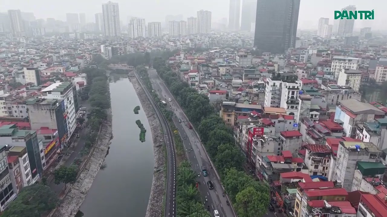 Hiện trạng đường Láng trước đề xuất chi 21.377 tỷ đồng mở rộng lên 53,5m