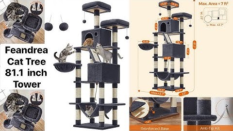 feandrea cat tree assembly