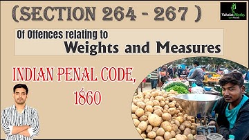 Offences relating to weights and measures | Sec 264 to 267 | Vakalat Works