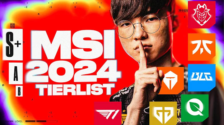 MSI 2024 TEAM TIER LIST - S TIER TO D TIER - CAEDREL - DayDayNews