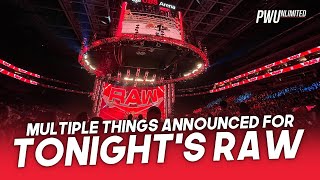 Multiple Things Announced For Tonight's RAW