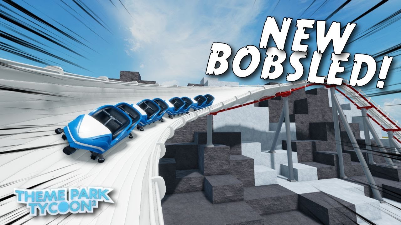 Building the NEW BOBSLED in Theme Park Tycoon 2! - YouTube