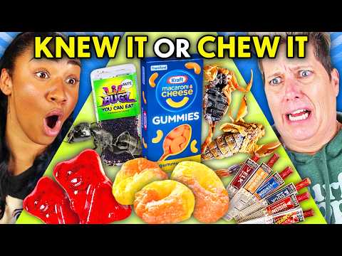 NEW SHOW Knew It Or Chew It Craziest VAT19 Products People Vs Food