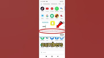 your password must be at least 8 characters problem fix #shorts