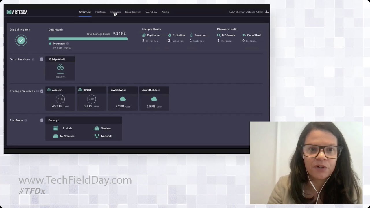 Scality ARTESCA UI Fly-Through
