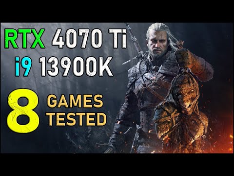 RTX 4070 Ti + i9-13900K | Test in 8 Games at 1440p | ULTRA Settings | Tech MK