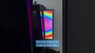 Pixel matrix in the making.