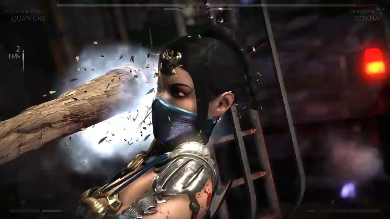 Mortal Kombat X. Kitana vs Quan Chi.