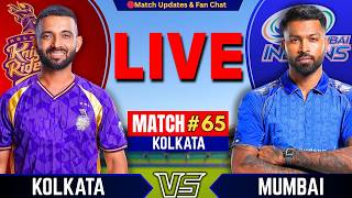 🔴MI vs KKR, 65th Match IPL 2026 | Live Cricket Match Today | Mumbai vs Kolkata | IPL Match today