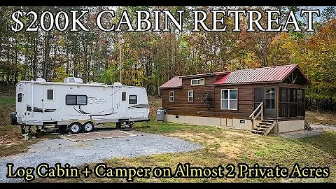 North Carolina Cabin Deal: 1.84 Acres + Guest Camper with Fruit Trees and Acreage for $200K