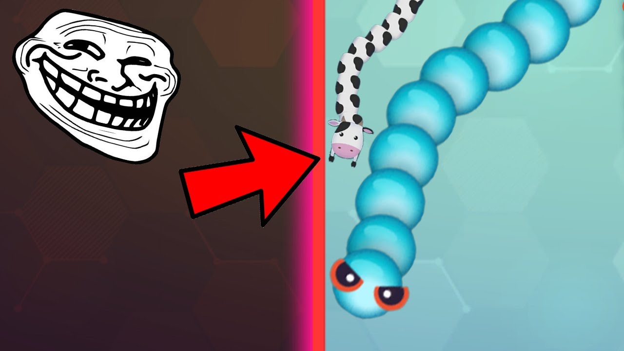 Wall Trap Troll In Snake.io Funny Moments / Best Moments #4