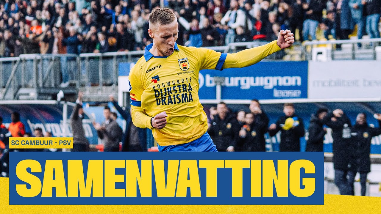 WAT. EEN. WEDSTRIJD! 🤯 | Samenvatting SC Cambuur - PSV (3-0) 📺
