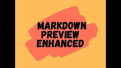 Markdown Preview Enhanced