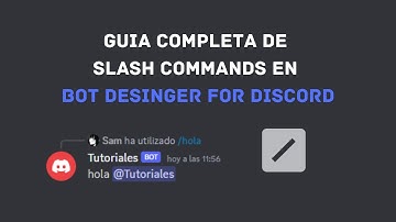 BDFD: Guia | ¡¡Como usar Slash Commands en Bot Desinger For Discord!!