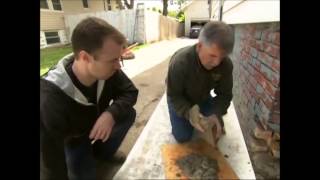 Ask This Old House - Tuckpointing a brick foundation