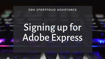 Signing up for Adobe Express