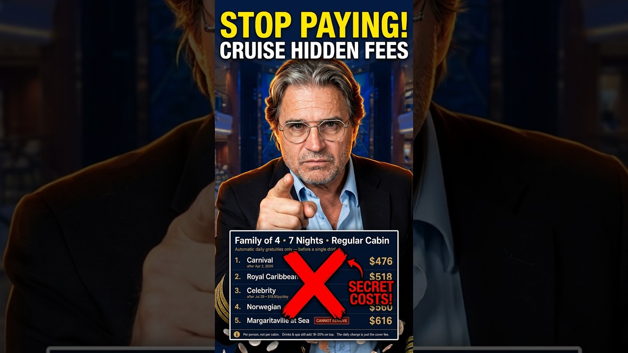 The Truth About Cruise Gratuities EXPOSED! 😱 #cruisetips #shorts