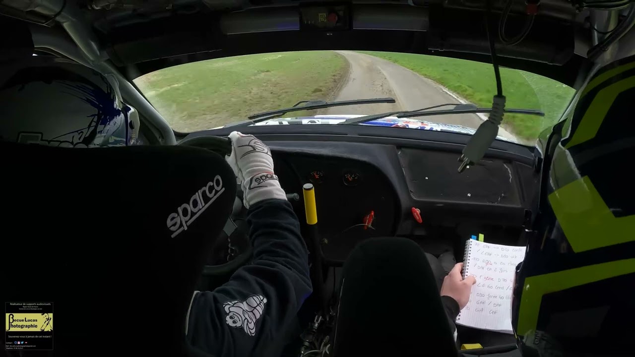 ONBOARD RALLYE PAYS DU LIN 2022 ES 4 La Wissche (6.64km) DELEVAL FOLNY 306 FRC4 A7 10e TEMPS SCRATCH