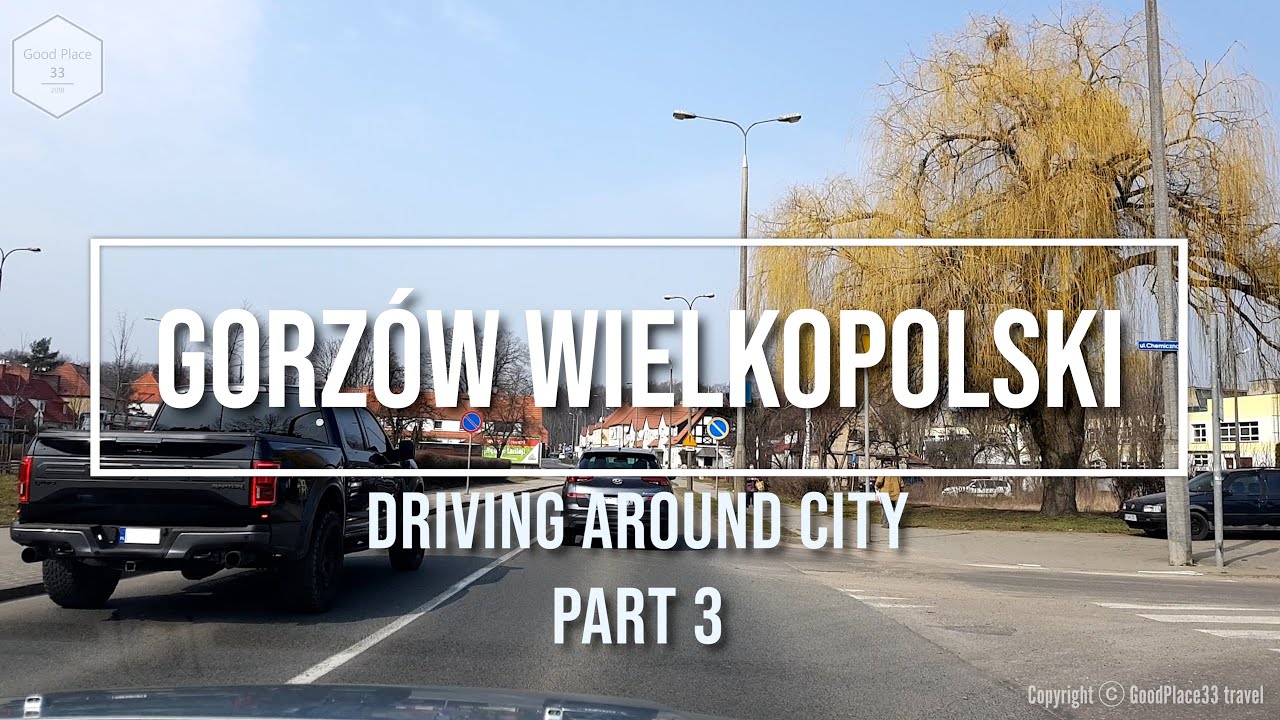 Driving around Gorzów Wielkopolski - Part 3, Poland - 26th March 2021