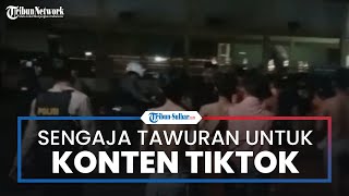 Sengaja Tawuran Sarung Karena Terobsesi Konten TikTok, Pelajar di Sampang Diamankan Polisi