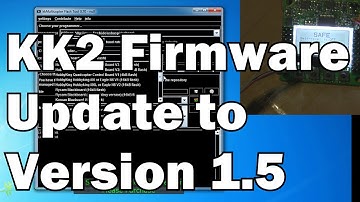 KK2 Multicopter Controller firmware update using USBASP on Windows 7 Computer