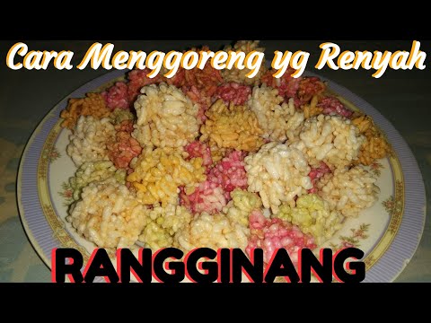 MEKAR MEREKAH !! Proses Cepat Cara Menggoreng Rengginang !!. 