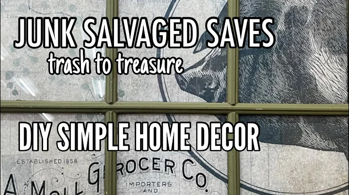 JUNK SALVAGED SAVES | OLD WINDOWS | TRASH TO TREAS...