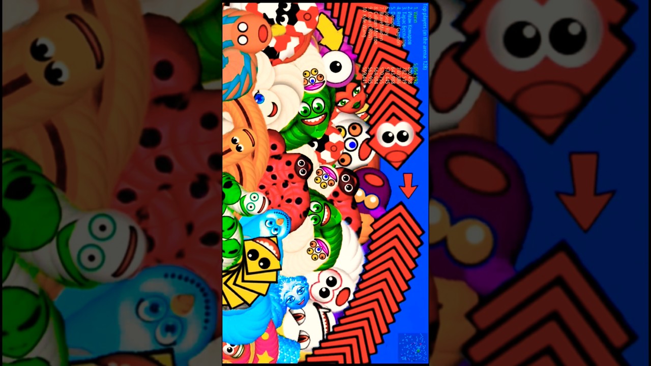 NO SOUND😈|Silent Gameplay Challenge|Worms Zone