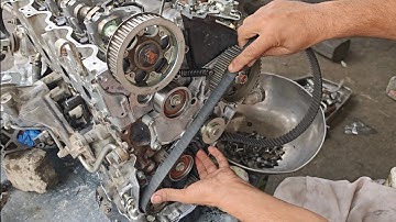 Timing belt install - Toyota 2c 3c 1c engine timing belt install