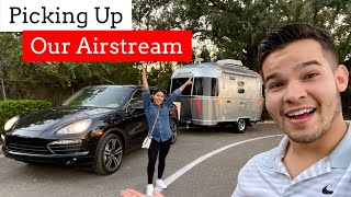 Towing Our Airstream With The Porsche For The First Time. by THE JOP FAM 12,959 views 3 years ago 10 minutes, 1 second