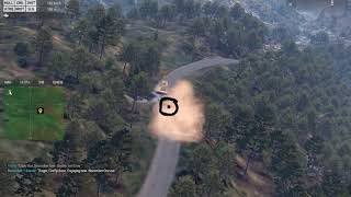 Arma 3 - Hummingbird armed convoi attack