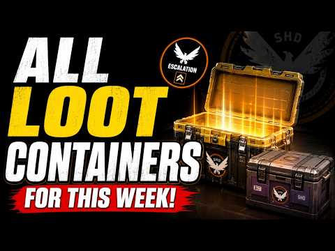 ALL Escalation Loot Container Locations This Week! | The Division 2