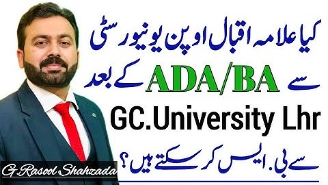 Scope of ADA (Associate Degree in Arts) from Allama Iqbal Open University (AIOU)