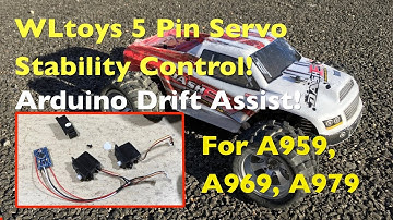 Arduino MRSC Stability Control System For WLtoys 5 Pin Servos (A959, A969, A979, 12428)