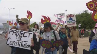 Thousands march in San Diego to demand climate action, accountability from fossil fuel companies